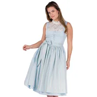 Hammerschmid Dirndl Midi Dirndl 2tlg. - PILLERSEE - eisblau/beige beige|blau 40