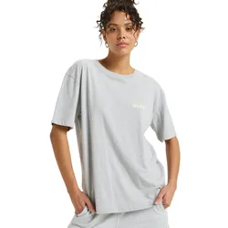 Funktionstop ROXY "Essential Energy", Damen, Gr. XS, grau (heritage heather), 100% Baumwolle, Tops