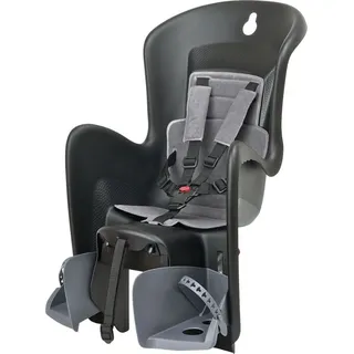 polisport move Polisport Bilby Maxi CFS Kindersitz Für Fahrrad Hinten - Grey / Black - Max 22 kg