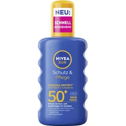 NIVEA SUN Sonnenspray Schutz & Pflege LSF50+