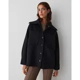 Opus Jacke Regular Overshirt Schwarz 36