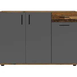 INOSIGN Kommode "Jakob", grau (old wood), B:110cm H:83,5cm T:35,5cm, FSC-zertifizierter Holzwerkstoff, Sideboards, Kommode, Breite 110 cm
