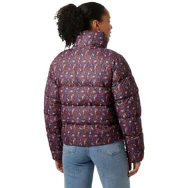 HELLY HANSEN Jade Puffer Damen Winterjacke blau/rot - XL