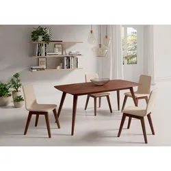 Esstisch INOSIGN, braun (nussbaum, nussbaum, nussbaum), B:180cm H:75cm T:90cm, Tische, Esstisch Holz-Esstische Rechteckiger Esstisch, Breite 140 cm und 180 cm