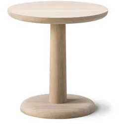 Fredericia Pon Beistelltisch, Ø 45 cm, eiche geseift