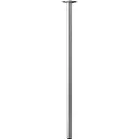 Hettich Tischbein Ø 30 mm x 700 mm Aluminium-Optik