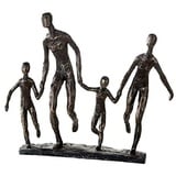 Casablanca modernes Design Casablanca - Figur, Skulptur, Objekt, Dekofigur - Familie, We Are Family - Poly - Höhe: 35 cm Bronzefarben