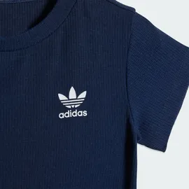 adidas KURZÄRMLIGER GERIPPTER ONESIE, REGULAR - Night Indigo - 104