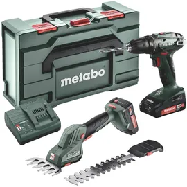 Metabo Combo Set 2.2.5 18V Akku-Bohrschrauber BS + Grasschere SGS LTX Q