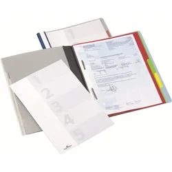 Durable DIVISOFLEX - Schnellhefter - für A4 - mit Register