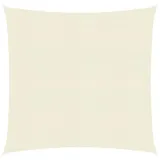 vidaXL Sonnensegel 160 g/m2 Creme 5x5 m HDPE