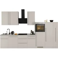 wiho Küchen Küchenzeile Chicago, ohne E-Geräte, Breite 360 cm beige