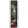 komodee Vitrine Tivoli 55 x 35 x 159 cm Schwarz/Weiß