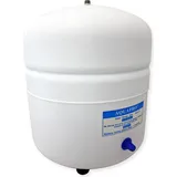 Wiltec Naturewater 3,2 G Stahl Wassertank (12,1 L) für Umkehrosmose Wasser, Container lebensmittelecht, Vorratsbehälter mit Membran aus Butylkautschuk
