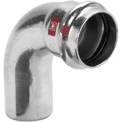 Viega Bogen 90 Grad mit SC Prestabo 1116.1 in 35mm Stahl verzinkt 558239