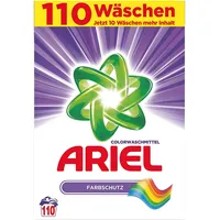 Ariel Colorwaschmittel Pulver Farbschutz, 110 Waschladungen, 7150 g