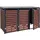 MCW Mülltonnenverkleidung K14 205 x 84 cm walnuss