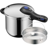 WMF Schnellkochtopf mit Dampfgareinsatz, 22 cm, 6,5 Liter