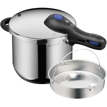 WMF Schnellkochtopf mit Dampfgareinsatz, 22 cm, 6,5 Liter