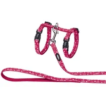 Nobby Katzengarnitur Flower Red Katzenhalsband rot
