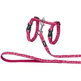 Nobby Katzengarnitur Flower Red Katzenhalsband rot