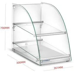 ARSENT Vitrine für Lebensmittel