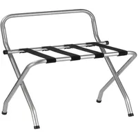 CARO-Möbel Kofferständer Grau, Metall, Mode, 62x70x49 cm, Schlafzimmer, Herrendiener