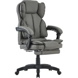 Trisens Schreibtischstuhl Bürostuhl Gamingstuhl Racing Chair Chefsessel mit Fußstütze