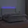 vidaXL Boxspringbett mit Matratze & LED Weiß 180x200 cm Kunstleder