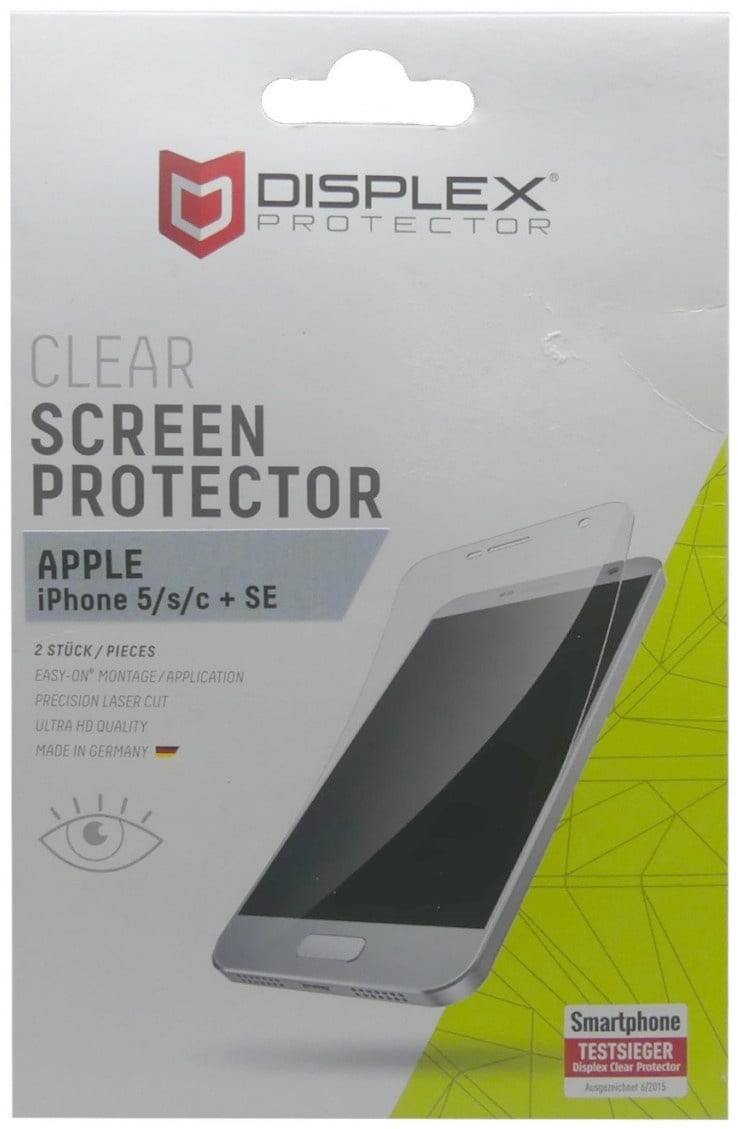 Displex Displayschutzfolie Screen Protector Smartphone Apple Iphone 5/s/c + SE
