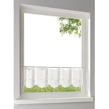 Heine Querbehang in weiß | Gr.: 45-x-90-cm