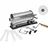 BROWIN BROWIN® 311003 Waagerechter Wurstfüller 3 kg Wurstmaschine Wurstfüllmaschine Manuell Edelstahl Silber