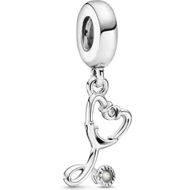 Pandora Stethoskop Herz Silber 799072C01