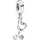 Pandora Stethoskop Herz Silber 799072C01