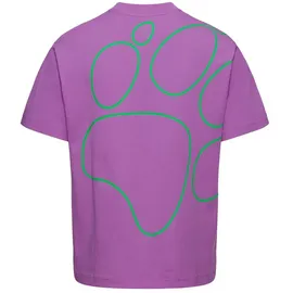 Jack Wolfskin Celebrate The Paw Original Kurzarm-t-shirt - Paw Foxglove - L