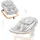 hauck Alpha + grey inkl. Alpha Bouncer 2 in 1 hearts grey