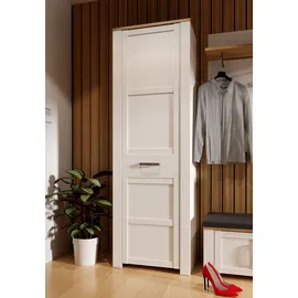 Forte Toneo Garderobenschrank 66,7 x 42 x 204,9 cm weiß