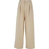 URBAN CLASSICS Ultra Wide Pleat-front Hosen Wet Sand 29