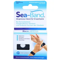 Sea-band Akupressurband Für Erwachsene Schwarz