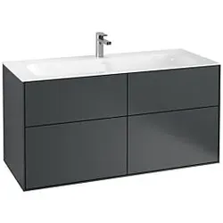 Villeroy und Boch Finion Waschtischunterschrank G05000HG 119,6x59,1x49,8cm, Emotion, Midnight Blue Matt Lacquer
