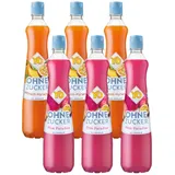 YO Sirup 0% Zucker Probierset 3x Pfirsich-Maracuja & 3x Pink Paradise je 700ml