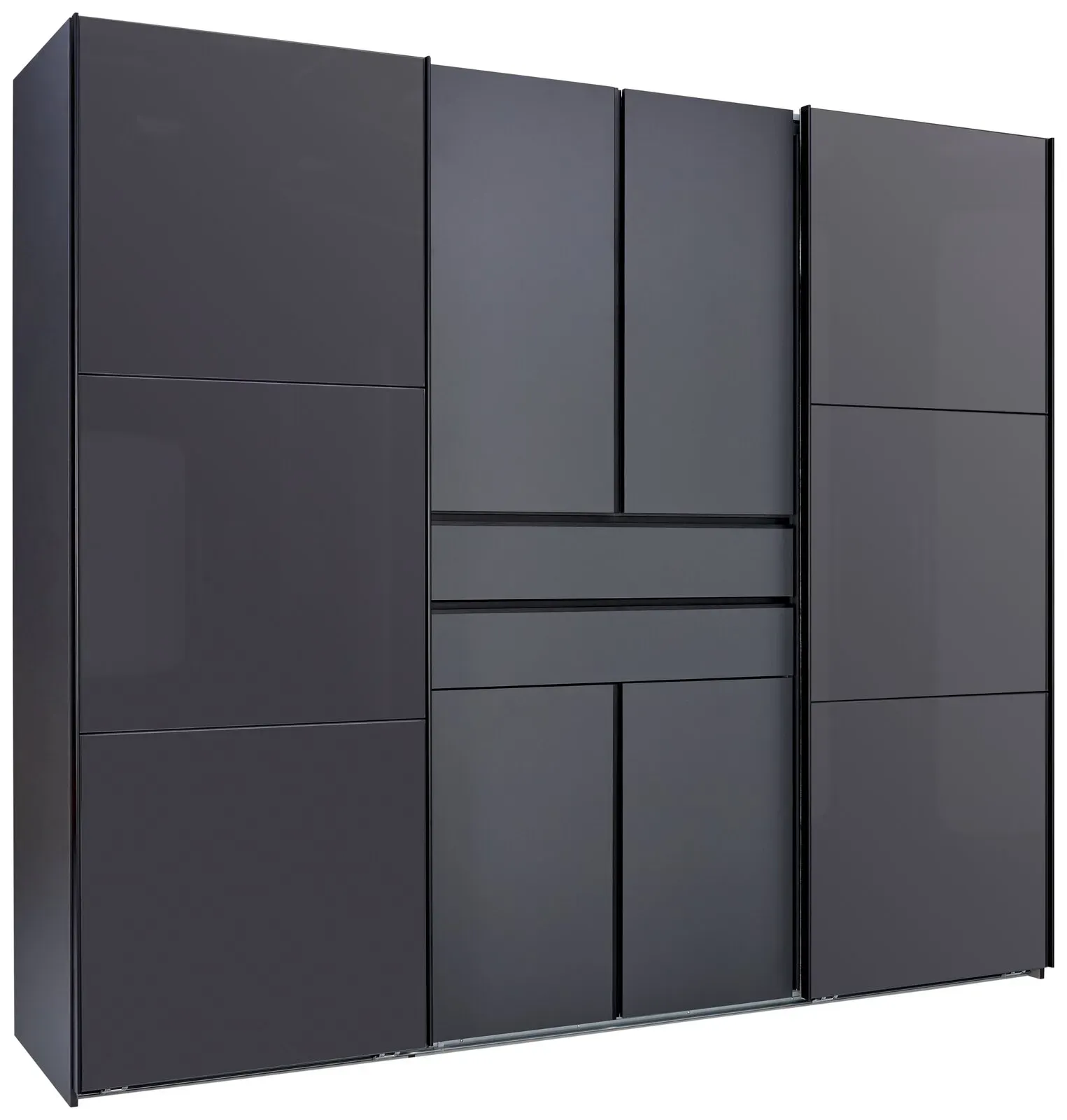 MID.YOU Schwebetürenschrank MANILA - B/H/T ca. 250,00x216,00x65,00