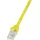 Logilink Professional Patchkabel Cat.6 U/UTP EconLine, Gelb 0,5m