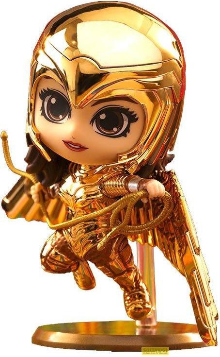 Hot Toys Wonder Woman 1984 figurine Cosbaby (S) Golden Armor Wonder Woman (Metallic Gold Version) 10 cm