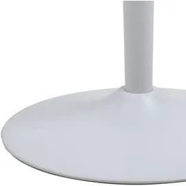 VCM Actona Bartisch Malta Ø 80 cm Keramik Weiß