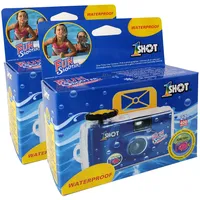 Einweg-Filmkamera, 35 mm, wasserdicht, 400 ASA/ISO 27 Belichtungen, 2 Stück