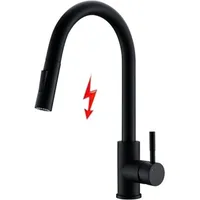 Luxuskollektion Moderne Niederdruck Küchenarmatur Schwarz