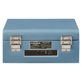 Crosley Voyager CD-Player mit Stereo-Bluetooth-Lautsprechern und FM-Radio, Washed Blue