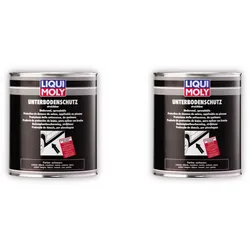 2x 2KG LIQUI MOLY 6119 Unterbodenschutz Steinschlagschutz streichbar schwarz