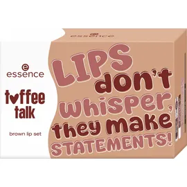 Essence toffee talk brown lip set 01 Pout Au Chocolat 4-tlg. Braun